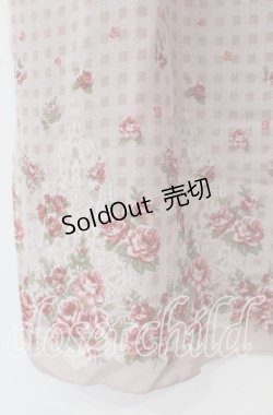 画像3: axes femme / バラ×チェックトップス M ピンク O-25-09-23-085-AX-TO-OW-OS