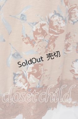 画像2: 【SALE】axes femme / 花柄ノースリチュニ M ピンク O-25-09-23-086-AX-TO-OW-ZT167