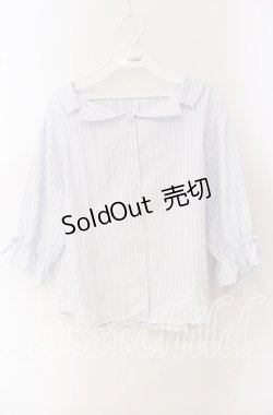 画像1: F&A / オフショル開衿5分袖シャツ  オフ O-25-09-23-008-LO-BL-IG-ZT361