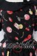 画像2: metamorphose / floating heart cherryワンピース  クロ O-25-09-23-092-ME-OP-YM-OS (2)