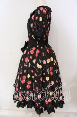 画像3: metamorphose / floating heart cherryワンピース  クロ O-25-09-23-092-ME-OP-YM-OS