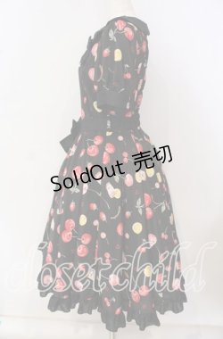 画像3: metamorphose / floating heart cherryワンピース  クロ O-25-09-23-092-ME-OP-YM-OS