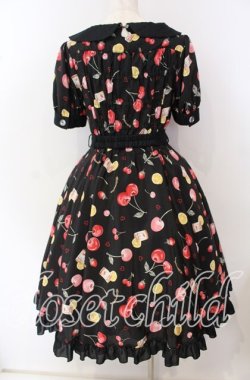 画像4: metamorphose / floating heart cherryワンピース  クロ O-25-09-23-092-ME-OP-YM-OS