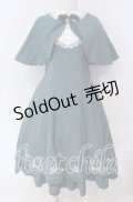 Amavel / ネモフィラとスズランのケープワンピース F グリーン O-25-09-23-094-CA-OP-OW-OS