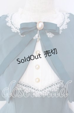 画像2: Amavel / ネモフィラとスズランのケープワンピース F グリーン O-25-09-23-094-CA-OP-OW-OS