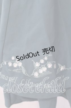 画像4: Amavel / ネモフィラとスズランのケープワンピース F グリーン O-25-09-23-094-CA-OP-OW-OS