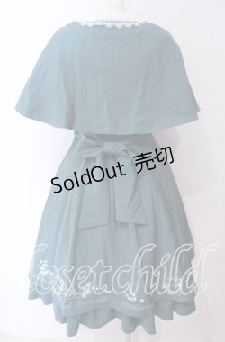 画像6: Amavel / ネモフィラとスズランのケープワンピース F グリーン O-25-09-23-094-CA-OP-OW-OS