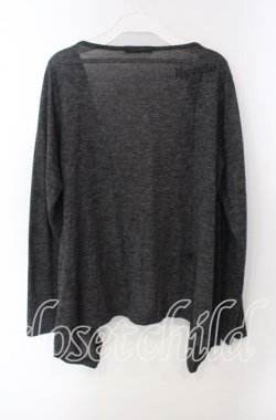 画像2: ALGONQUINS / ルーズカットカーディガン  グレー O-25-09-23-009-AL-TO-IG-OS