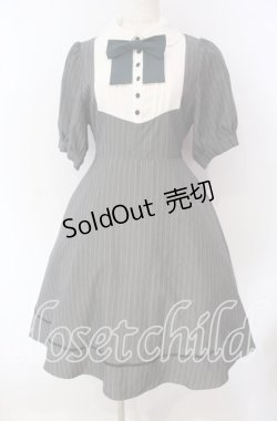 画像1: Amavel / ヨーク切替フィット＆フレアワンピ F グレー O-25-09-23-095-CA-OP-OW-ZT217