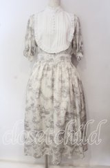 m petit by misako / トワルドジュイワンピース M アイボリー O-25-09-23-096-LO-OP-OW-ZT362