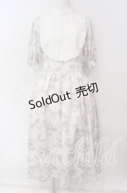 画像1: m petit by misako / トワルドジュイワンピース M アイボリー O-25-09-23-096-LO-OP-OW-ZT362