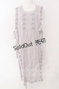 画像1: PINK HOUSE / バイオレットレース使いタブリエ  ラベンダー O-25-09-23-097-LO-TO-OW-OS