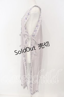 画像3: PINK HOUSE / バイオレットレース使いタブリエ  ラベンダー O-25-09-23-097-LO-TO-OW-OS