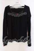 axes femme / 巻きバラ付きUVインナープルオーバー M クロ O-25-09-23-100-AX-TO-OW-OS