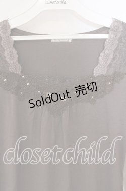 画像2: axes femme / レーススリーブカットソー M ブラウン O-25-09-23-104-AX-TO-OW-OS