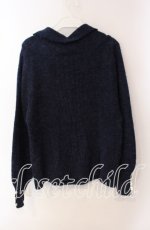 画像2: 【SALE】axes femme / パール配色ニット M ネイビー O-25-09-23-106-AX-TO-OW-ZT343 (2)