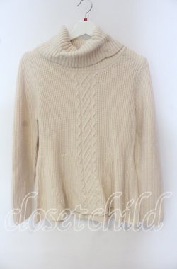 画像1: axes femme / パール配色オフショルニット M キナリ O-25-09-23-108-AX-TO-OW-OS