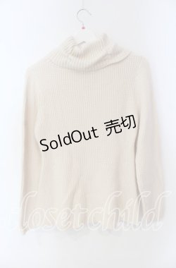 画像2: axes femme / パール配色オフショルニット M キナリ O-25-09-23-108-AX-TO-OW-OS