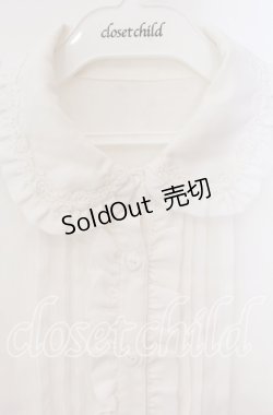 画像2: Ank Rouge / フリル丸襟ブラウス M シロ O-25-09-23-111-CA-BL-OW-OS