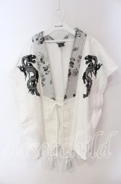 画像1: Qutie Frash / 陣羽織  ホワイト O-25-09-23-125-QU-TO-OW-OS