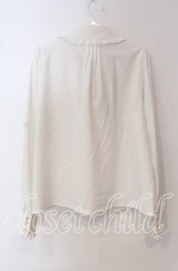 画像4: Amavel / リボン付きブラウス F シロ O-25-09-23-126-CA-BL-OW-OS