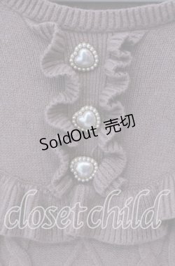 画像2: 【SALE】Honey Cinnamon / 切替フリルニットワンピース F ブラウン O-25-09-23-016-LO-OP-OW-ZT044