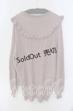 画像3: 【SALE】Honey Cinnamon / 切替フリルニットワンピース F ブラウン O-25-09-23-016-LO-OP-OW-ZT044