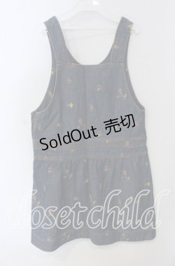 画像3: 【SALE】Franche Lippee / 刺繍デニムサロペット  インディゴ O-25-09-23-017-LO-OP-OW-ZT361
