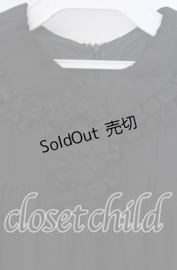 画像2: Ank Rouge / マットサテンAラインワンピース M クロ O-25-09-23-022-CA-OP-OW-OS