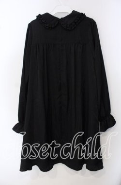 画像3: Ank Rouge / マットサテンAラインワンピース M クロ O-25-09-23-022-CA-OP-OW-OS