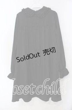 画像3: Ank Rouge / マットサテンAラインワンピース M クロ O-25-09-23-022-CA-OP-OW-OS