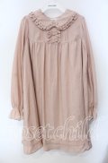 Ank Rouge / マットサテンAラインワンピース M ピンク O-25-09-23-023-CA-OP-OW-OS