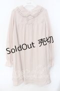 Ank Rouge / マットサテンAラインワンピース M ピンク O-25-09-23-023-CA-OP-OW-OS