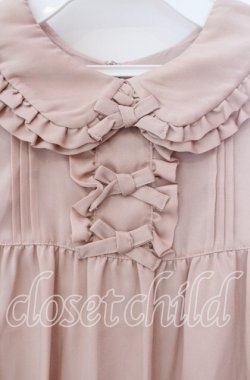 画像2: Ank Rouge / マットサテンAラインワンピース M ピンク O-25-09-23-023-CA-OP-OW-OS
