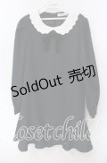 Ank Rouge / スカラップ襟チェックワンピース M グリーン O-25-09-23-025-CA-OP-OW-OS