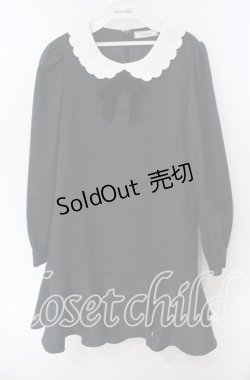 画像1: Ank Rouge / スカラップ襟チェックワンピース M グリーン O-25-09-23-025-CA-OP-OW-OS