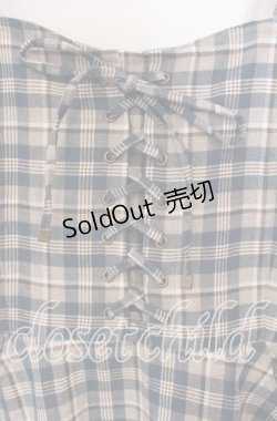 画像2: Fi.n.t / フロントレースアップチェックジャンスカ F  O-25-09-25-039-CA-OP-OW-OS