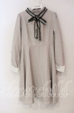 画像1: 【SALE】An MILLE / ツイードリボンワンピース F グレー O-25-09-25-042-EL-OP-OW-ZT523 (1)