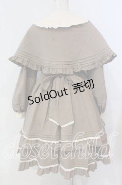 画像5: Amavel / Flavor Macaroonケープミドルワンピース F ミルクココア（ブラウン） O-25-09-25-047-CA-OP-OW-OS