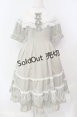 画像1: Amavel / Classical Maiden ティアードワンピース F カーキグリーン O-25-09-25-049-CA-OP-OW-OS
