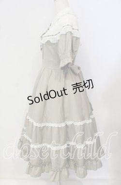 画像3: Amavel / Classical Maiden ティアードワンピース F カーキグリーン O-25-09-25-049-CA-OP-OW-OS