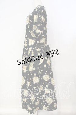画像3: PINK HOUSE / ヒナギクブーケ柄ワンピース  クロ O-25-09-25-050-LO-SK-IG-OS