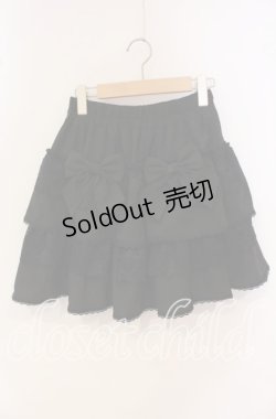 画像1: axes femme POETIQUE / フリルミニスカート  クロ O-25-09-25-005-AX-OP-IG-OS