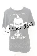 SEXY DYNAMITE LONDON / クロススカルTシャツ S ブラック O-25-09-25-1034-PU-TS-YM-ZT318