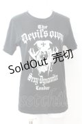 SEXY DYNAMITE LONDON / アニマルスカルTシャツ  ブラック O-25-09-25-1035-PU-TS-YM-OS