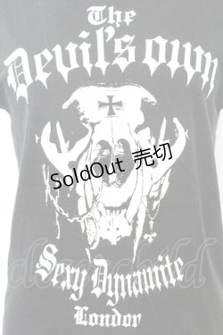画像2: SEXY DYNAMITE LONDON / アニマルスカルTシャツ  ブラック O-25-09-25-1035-PU-TS-YM-OS