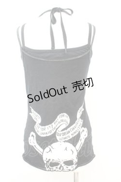 画像2: ALGONQUINS / オパールダメージレイヤードキャミソール  ブラック O-25-09-25-1037-AL-TO-YM-OS