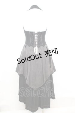 画像5: Ozz oneste / Broken Dawn Rose ロングベスト  ブラック×ブラウン O-25-09-25-1038-OO-OP-IG-OS