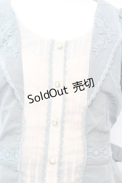 画像2: axes femme / レイヤード風フレアワンピース  グリーン系 O-25-09-25-1041-AX-OP-IG-ZT327