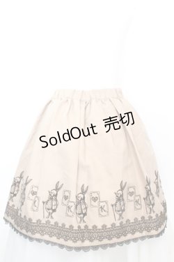 画像3: axes femme / ラビットフロッキースカート M ベージュ O-25-09-25-1044-AX-SK-IG-OS